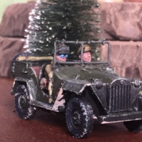 Faith and Steel GAZ Jeep with infantry